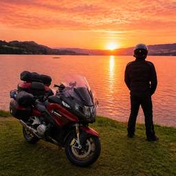After - Motorcycle Sunset Edit