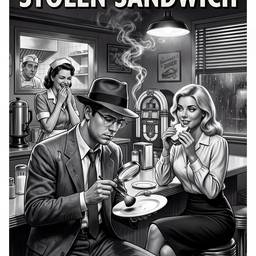 Nachher - Film-Noir-Poster: Gestohlenes Sandwich