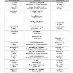Fill In Schedule Blank