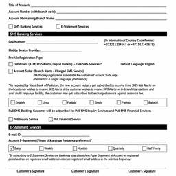 Bank Form Text Edit