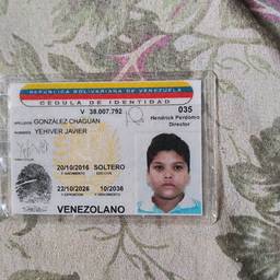 After - Venezuelan ID Card Surname Edit