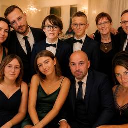 Nachher - Familien-Zeremonie Gruppenfoto