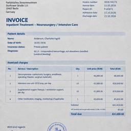 Medical Invoice Date Edit