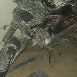 After - Crashed Motorcycle Edit
