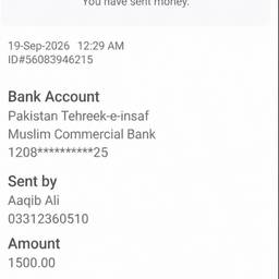 Edit Payment Receipt Details