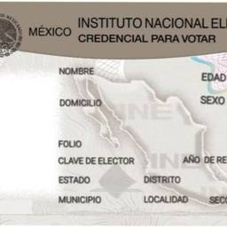 Antes - Título: Credencial de Elector Mexicana