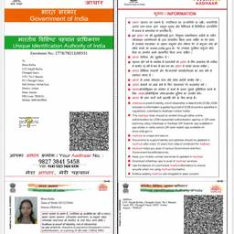 Aadhaar Card DOB Edit
