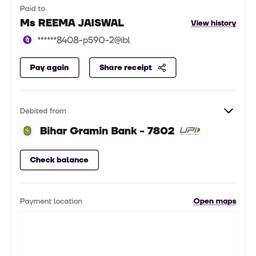 Before - Editable UPI Payment Receipt