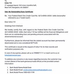 Bank Letter Date Change