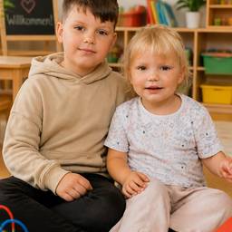 Two Kids in Kindergarten