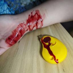 After - Fake Blood Prank Edit