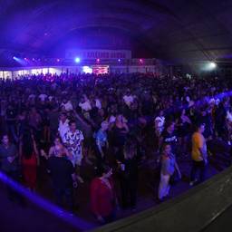 Nightclub Crowd Panorama