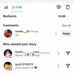 Edit Instagram Story Stats