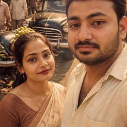 Después - Escena Callejera de Bombay en los años 60