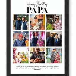 Después - Corrección de Diseño de Collage de Cumpleaños