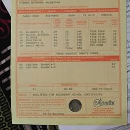 Vorher - Namensänderung auf dem Notenblatt
