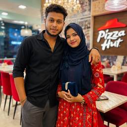 Couple Photo at Restaurant