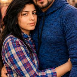 Romantic Couple Photo Merge