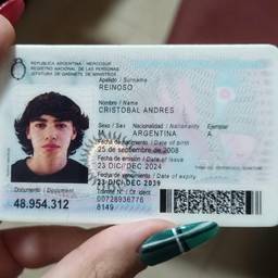 Argentine ID Card Edit