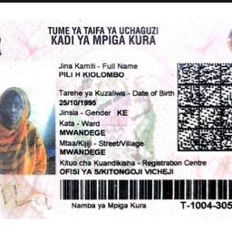 Before - Edit Year on ID Card