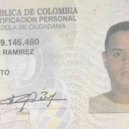 Antes - Mejora de cédula colombiana