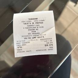 Avant - Modification du Montant sur le Reçu