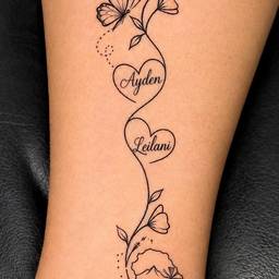 Custom Name Tattoo Design