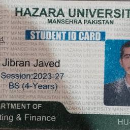 Student ID Card Name Edit