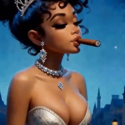 Cigar Smoke Portrait Video