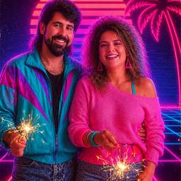80s Synthwave Photo Edit