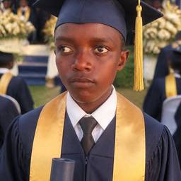 Graduation Gown Portrait