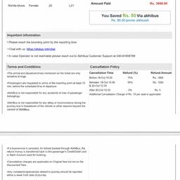 Bus Ticket Amount Edit