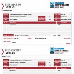 Before - Edit Receipt Date Amount