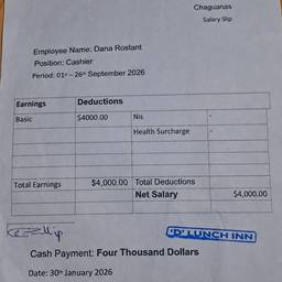 Salary Slip Date Edit