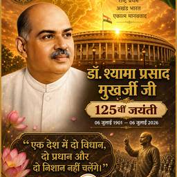 Political Commemorative Poster Design