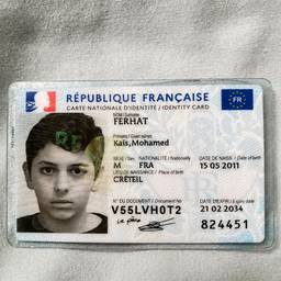 French ID Birth Date Edit