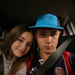Couple Car Selfie