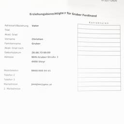 Vorher - Dokumentenscan Glätten