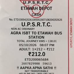 Bus Ticket Date Edit