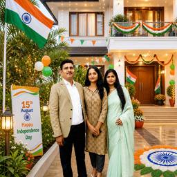 After - Indian Independence Day Photo