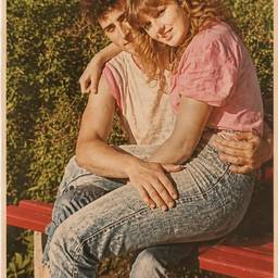 80s Couple Photo Edit