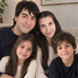 After - Swap Kids Faces Family Photo