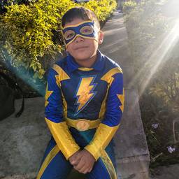 Lightning Superhero Kid